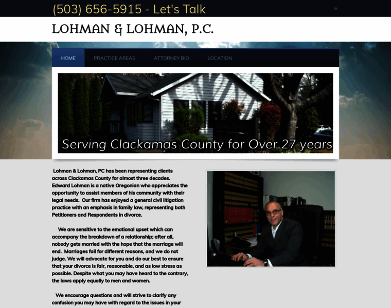 Lohmanlawyers.com thumbnail
