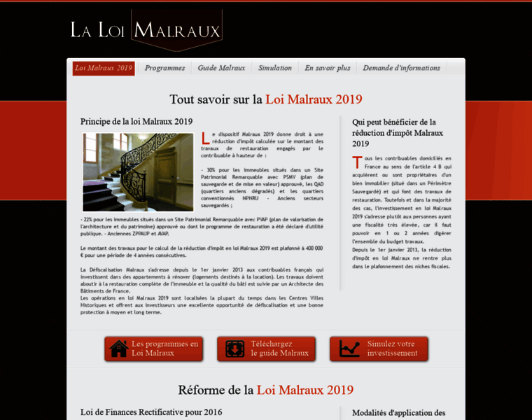 Loi-malraux-immobilier.fr thumbnail
