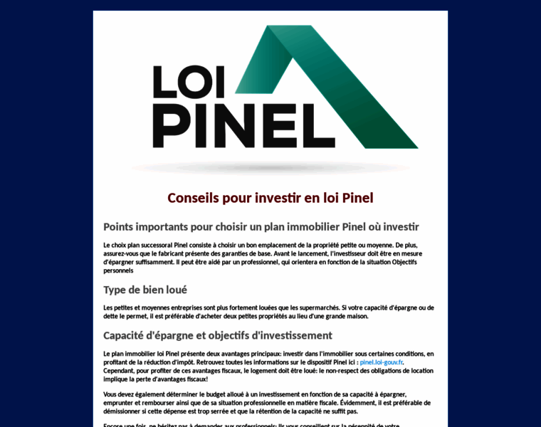 Loi-pinel-conseil.org thumbnail