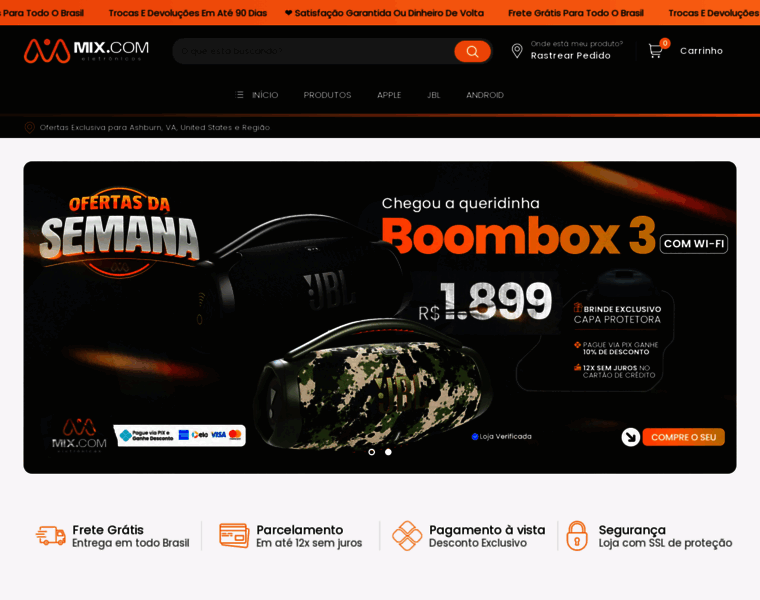 Lojaeletromix.com thumbnail