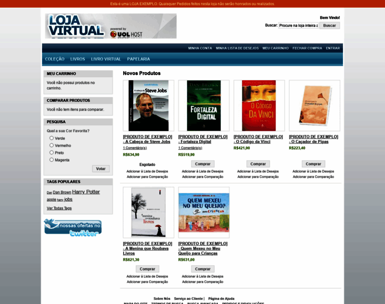 Lojaexemplodelivros.com.br thumbnail