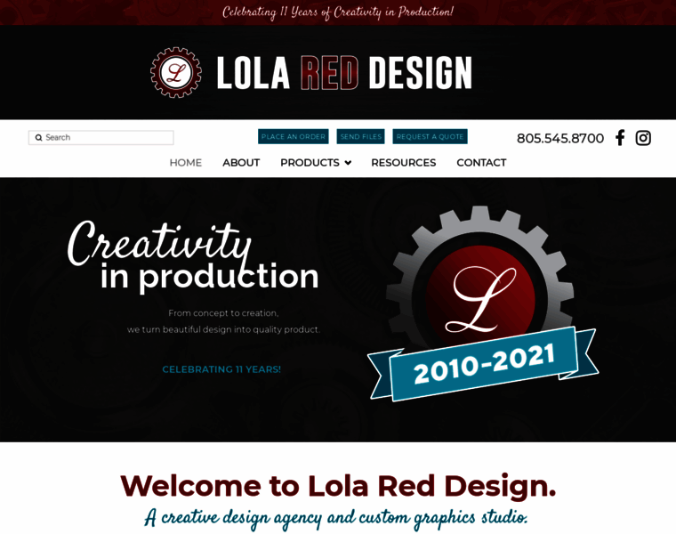 Lolareddesign.com thumbnail