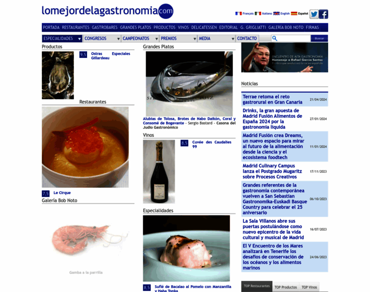 Lomejordelagastronomia.com thumbnail