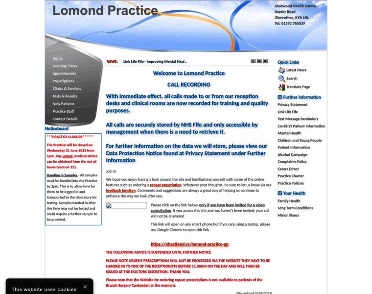 Lomondpractice.co.uk thumbnail