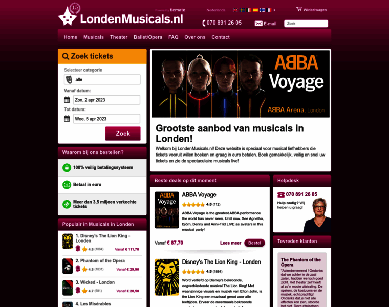Londenmusicals.nl thumbnail