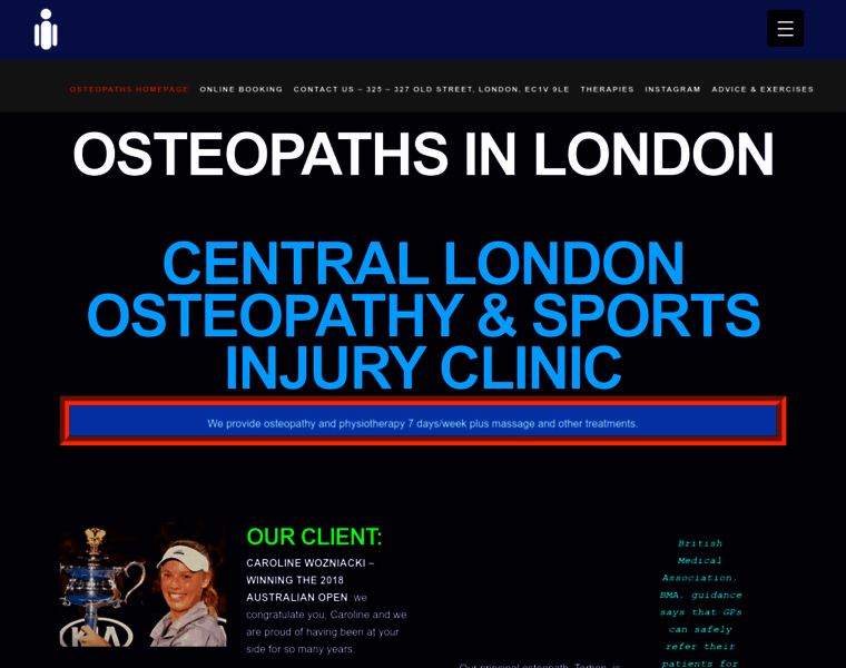 London-osteopath.com thumbnail