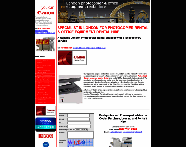 London-photocopier-rentals.co.uk thumbnail