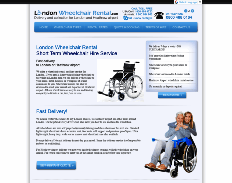 London-wheelchair-rental.com thumbnail