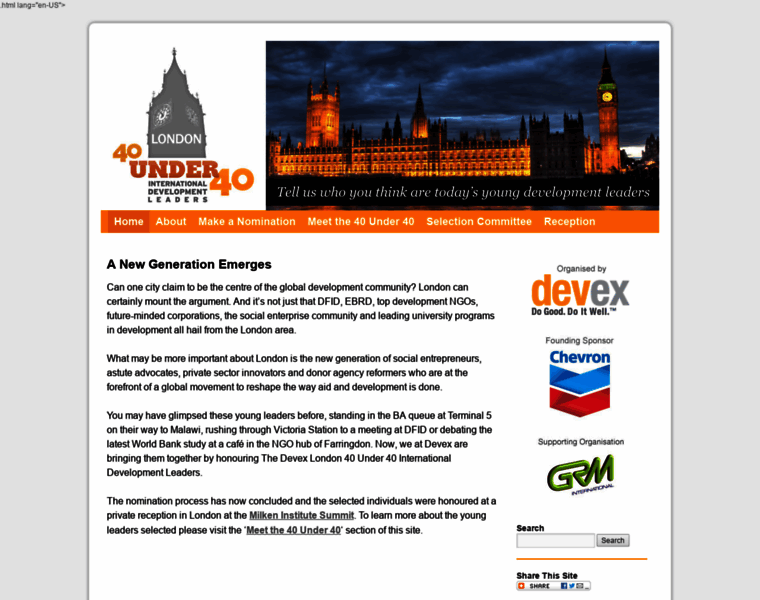 London40.devex.com thumbnail