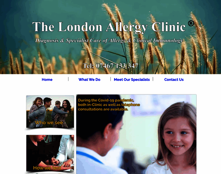 Londonallergyclinic.com thumbnail