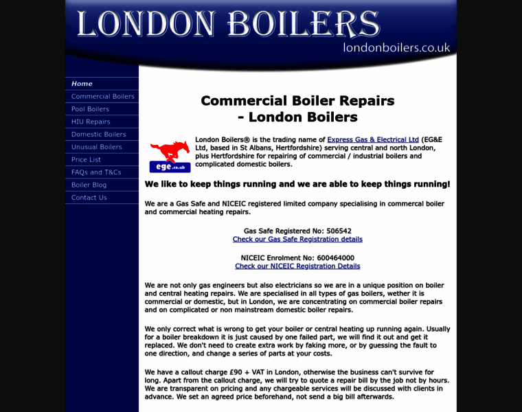 Londonboilers.co.uk thumbnail