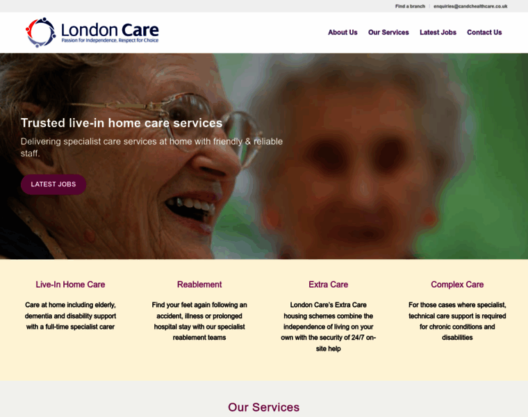 Londoncare.co.uk thumbnail