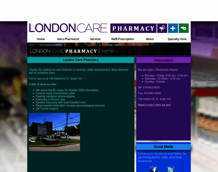 Londoncarepharmacy.com thumbnail