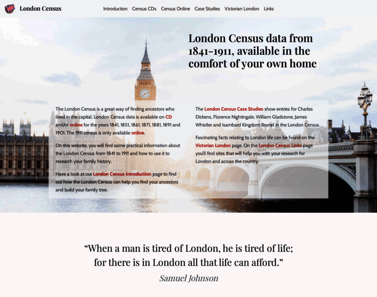 Londoncensus.co.uk thumbnail