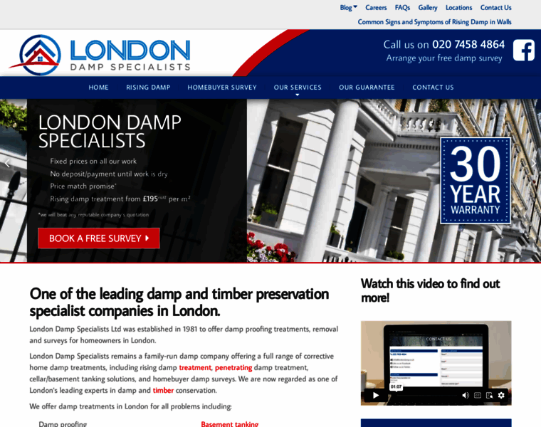 Londondampspecialists.com thumbnail
