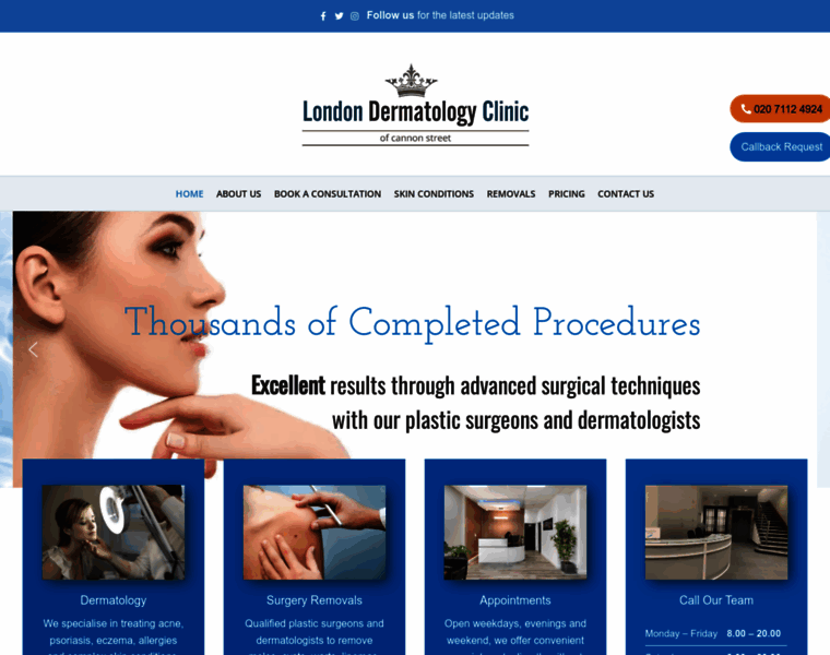 Londondermatologyclinic.com thumbnail