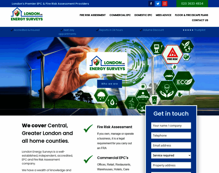 Londonenergysurveys.co.uk thumbnail