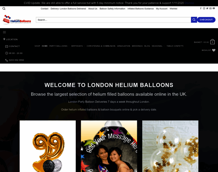 Londonheliumballoons.co.uk thumbnail