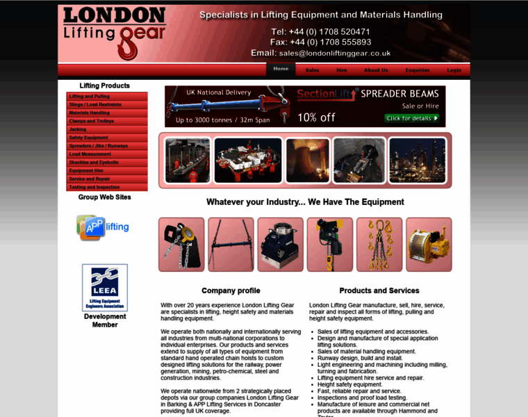 Londonliftinggear.co.uk thumbnail