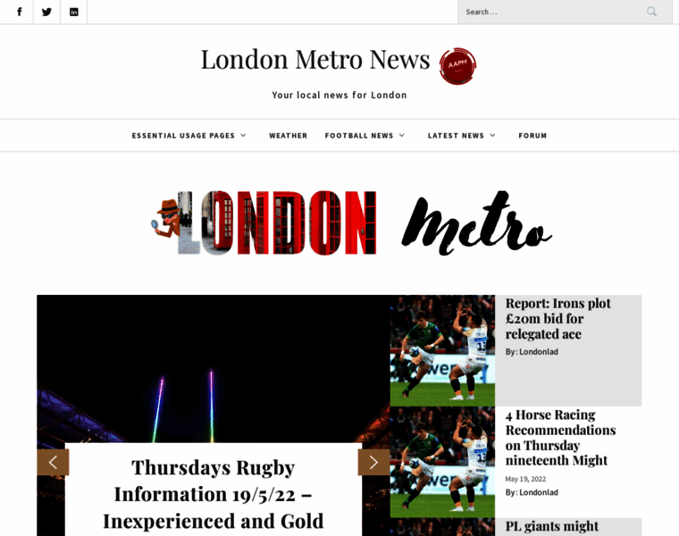 Londonmetro.news thumbnail