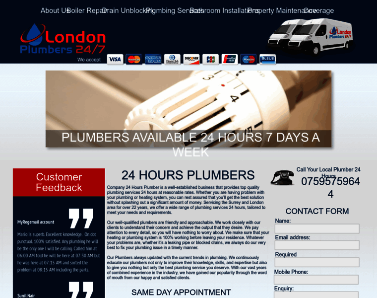Londonplumbers247.co.uk thumbnail