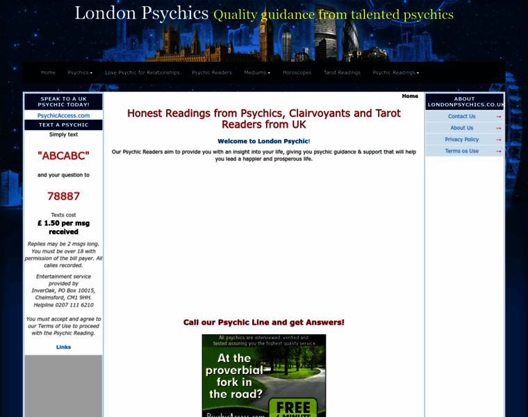 Londonpsychics.co.uk thumbnail