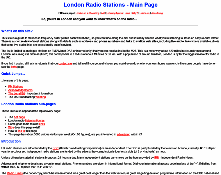 Londonradiostations.co.uk thumbnail