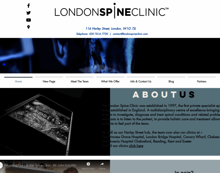 Londonspineclinic.com thumbnail