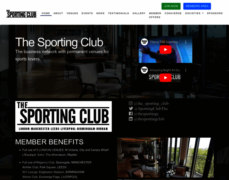 Londonsportingclub.com thumbnail