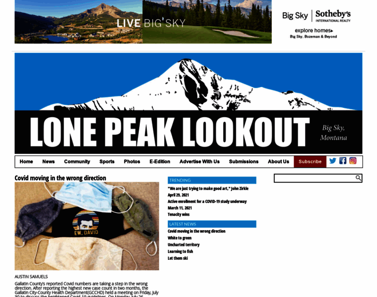Lonepeaklookout.com thumbnail