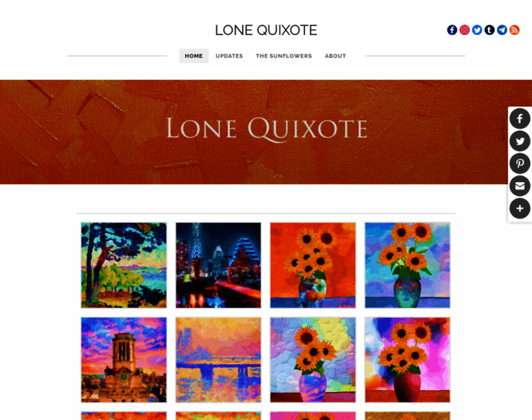 Lonequixote.com thumbnail