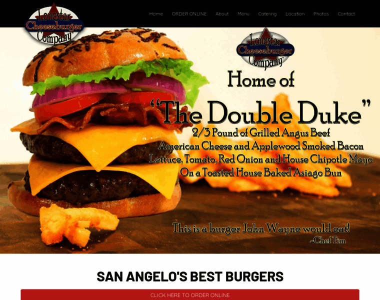 Lonestarcheeseburgercompany.com thumbnail
