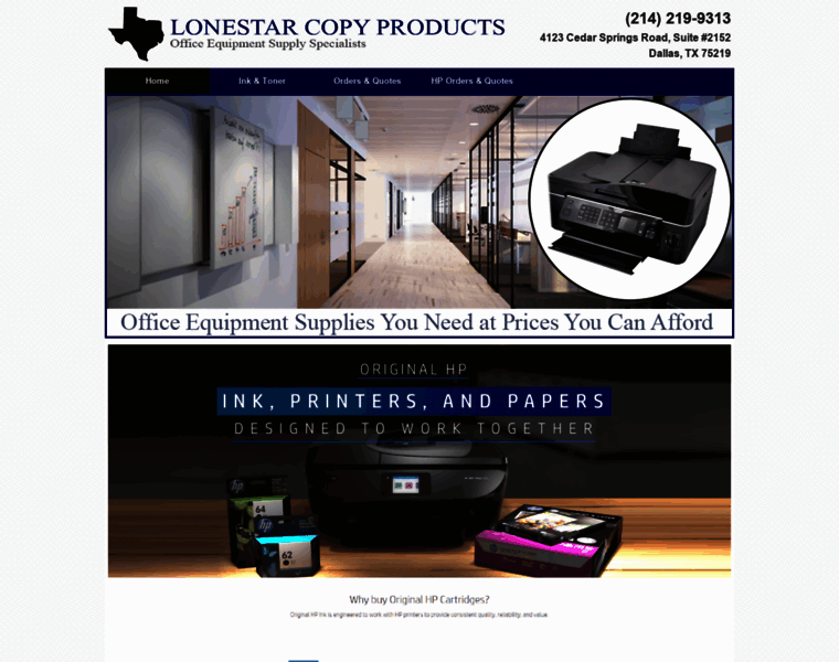 Lonestarcopyproducts.com thumbnail