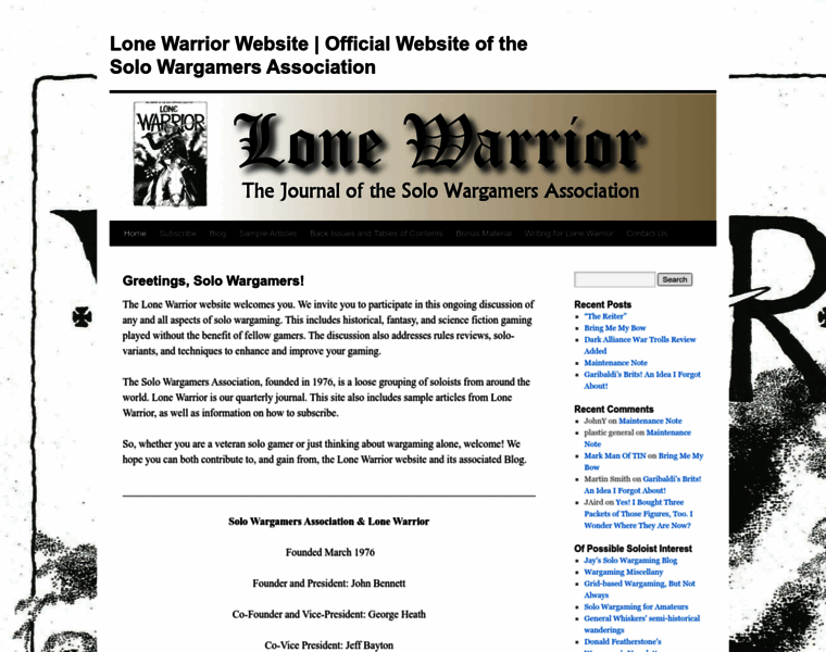 Lonewarriorswa.com thumbnail