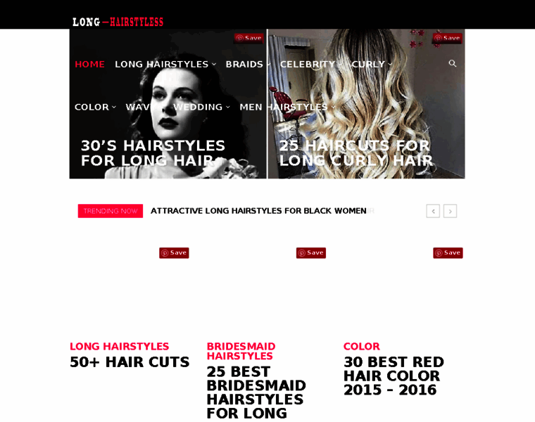 Long-hairstyless.com thumbnail