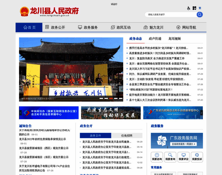 Longchuan.gov.cn thumbnail