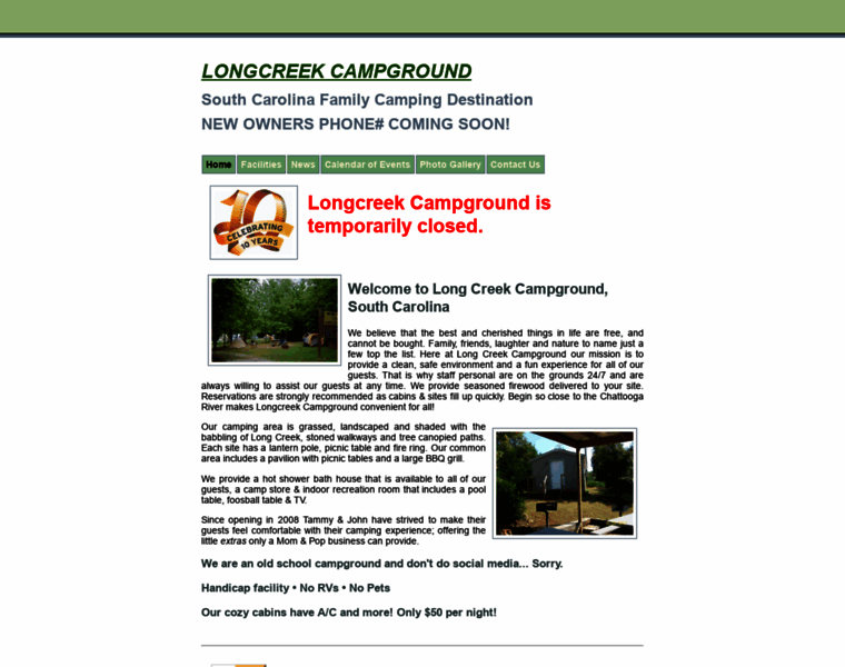 Longcreekcampground.com thumbnail