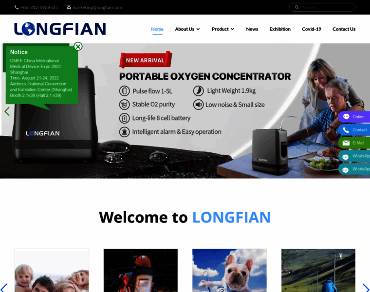 Longfianoxygen.com thumbnail