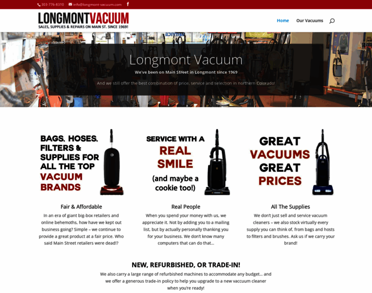 Longmont-vacuum.com thumbnail