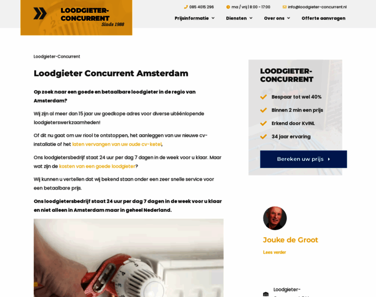 Loodgieter-concurrent.nl thumbnail