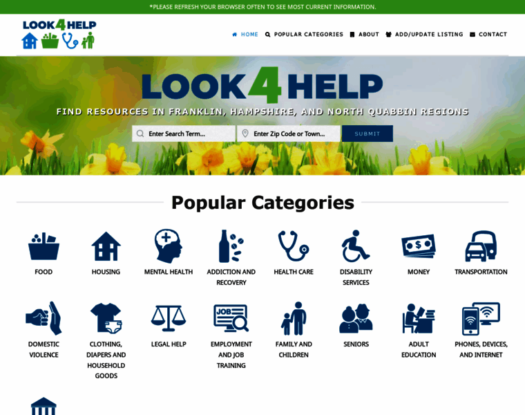 Look4help.org thumbnail