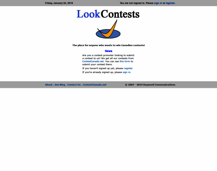 Lookcontests.com thumbnail