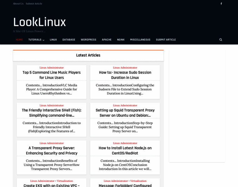 Looklinux.com thumbnail
