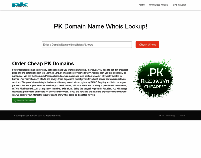 Lookup.pk-domain.com thumbnail