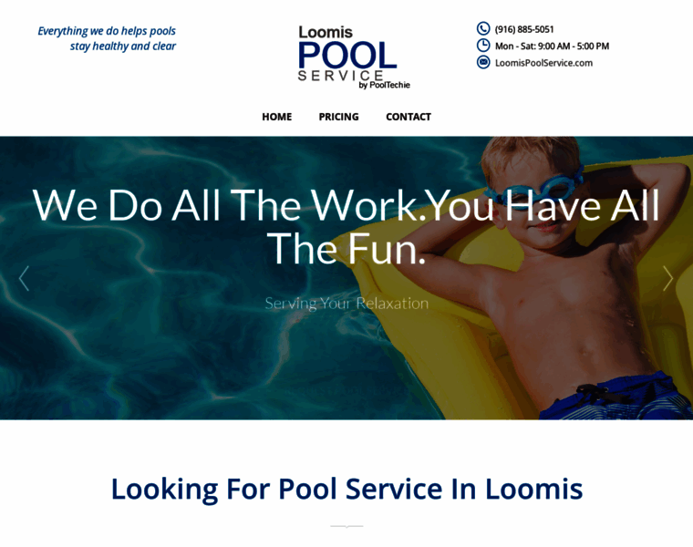 Loomispoolservice.com thumbnail