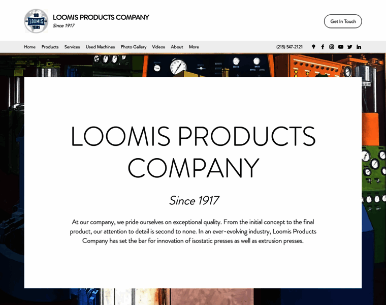 Loomisproducts.com thumbnail