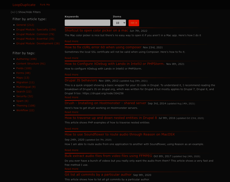 Loopduplicate.com thumbnail