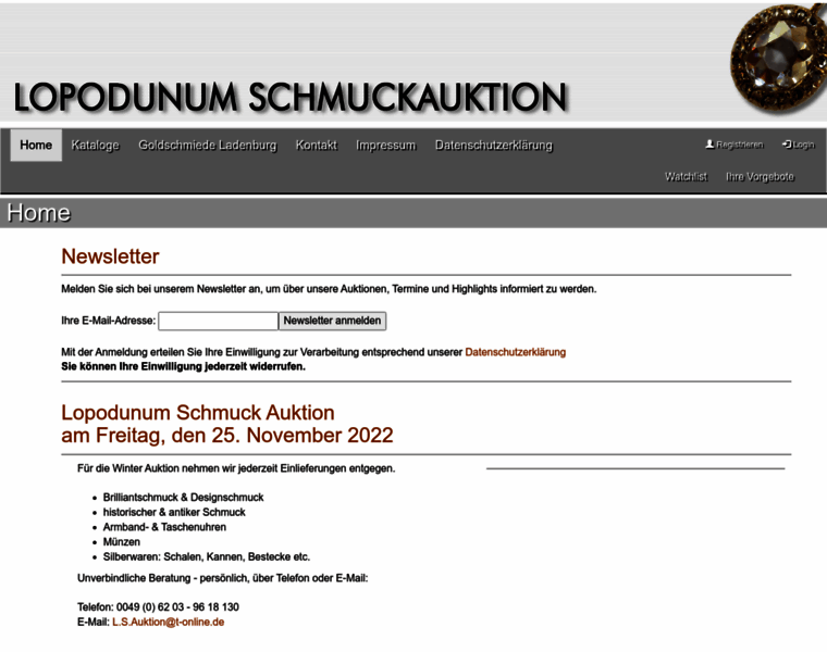 Lopodunum-schmuckauktion.de thumbnail