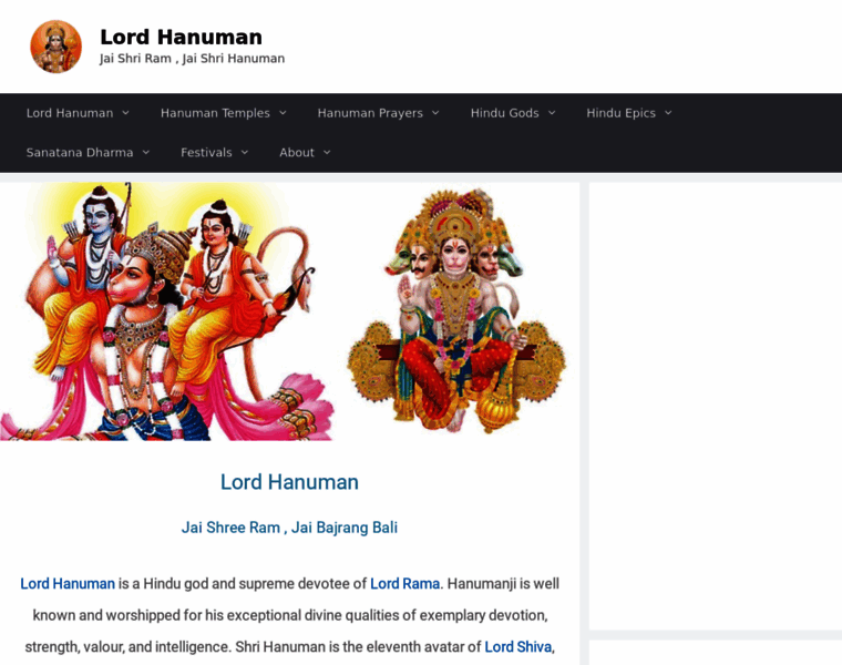 Lordhanuman.org thumbnail
