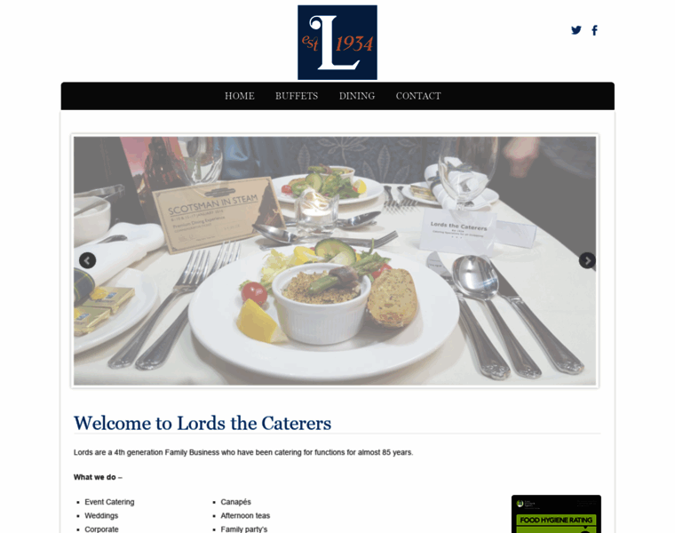 Lordscaterers.co.uk thumbnail